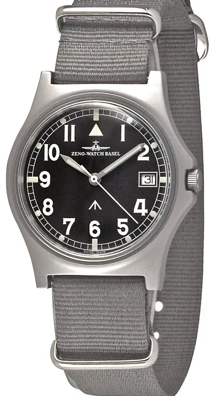 Zeno-Watch Basel PRS Medium Quartz montre aviation vintage
