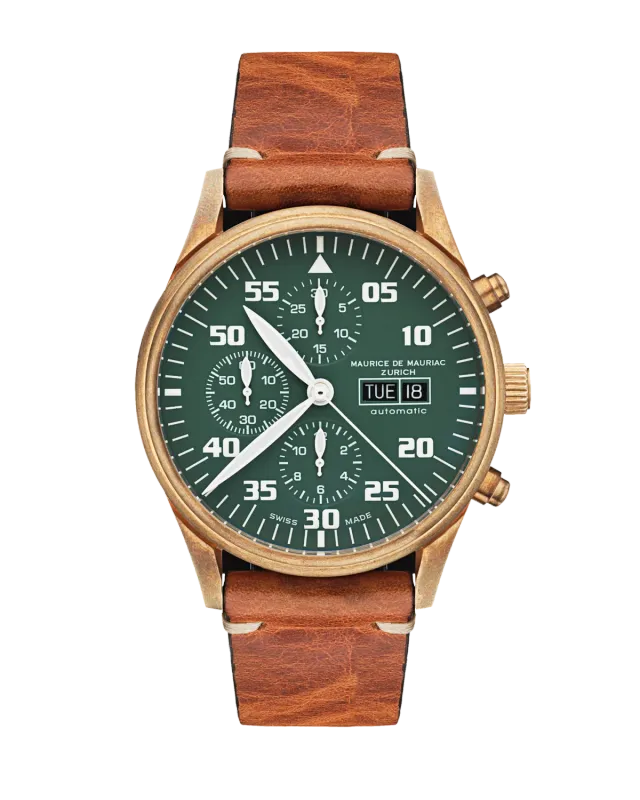 Maurice de Mauriac Chrono Classic Bronze montre