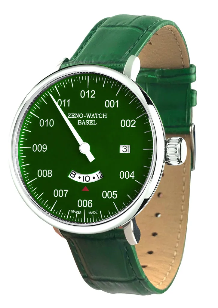 Zeno-Watch Basel Bauhaus Uno montre mono-aiguille 24h