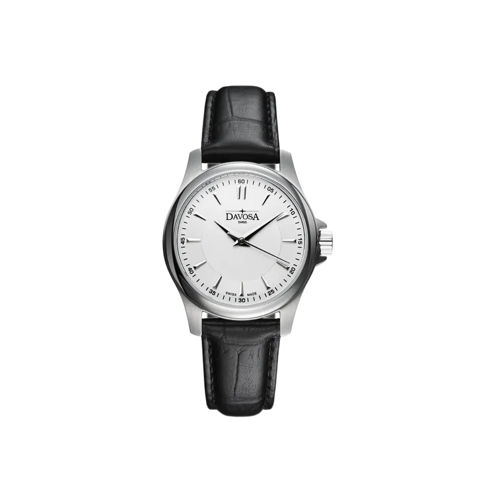 Davosa Classic Quartz Ladies montre femme 30 mm saphir