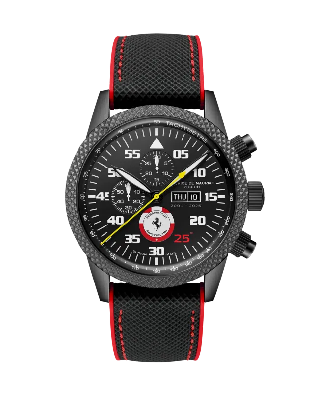 Maurice de Mauriac Chrono Modern Ferrari Club Switzerland 25th Jubilee chrono