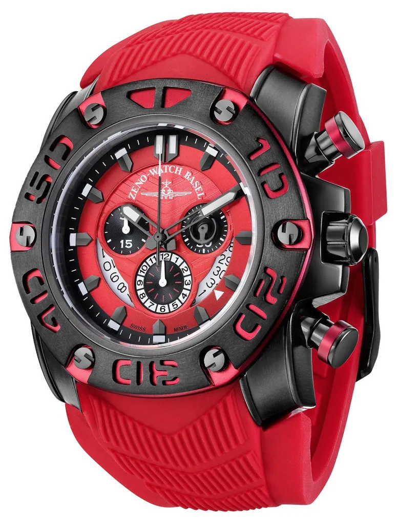Zeno-Watch Basel Neptun 3 Chronograph black montre quartz