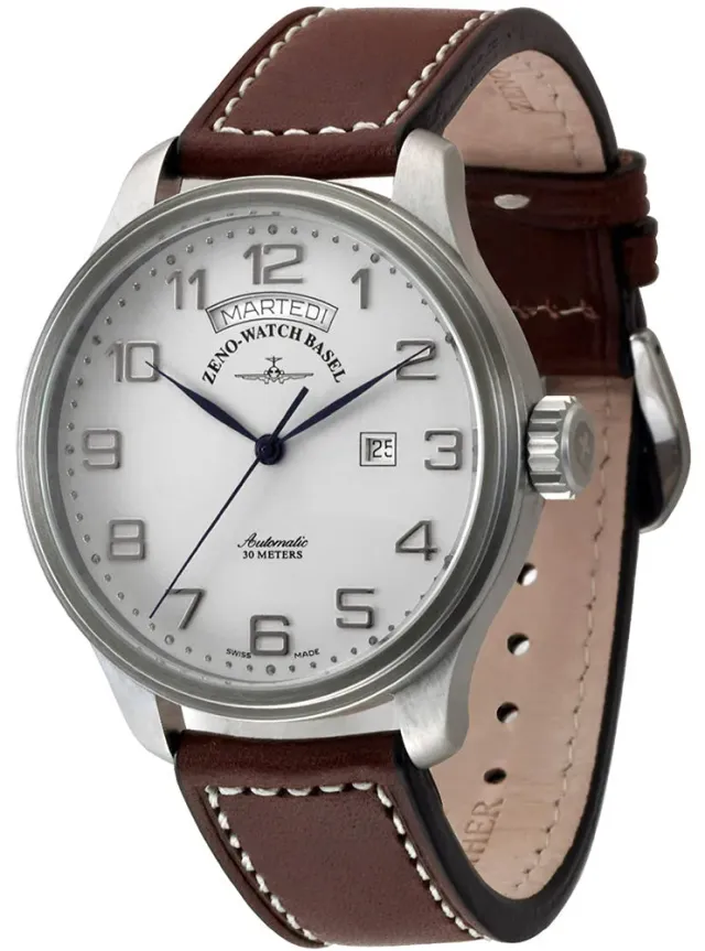 Zeno-Watch Basel OS Retro Big Day montre or rose
