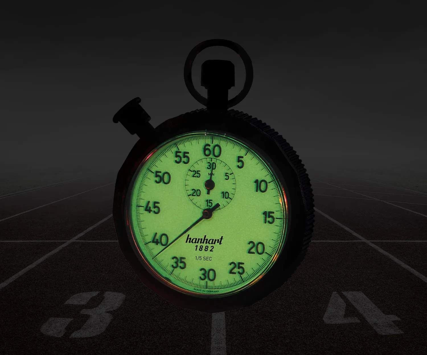 Hanhart Addition Timer Lumen chronomètre ABS 1/5 s