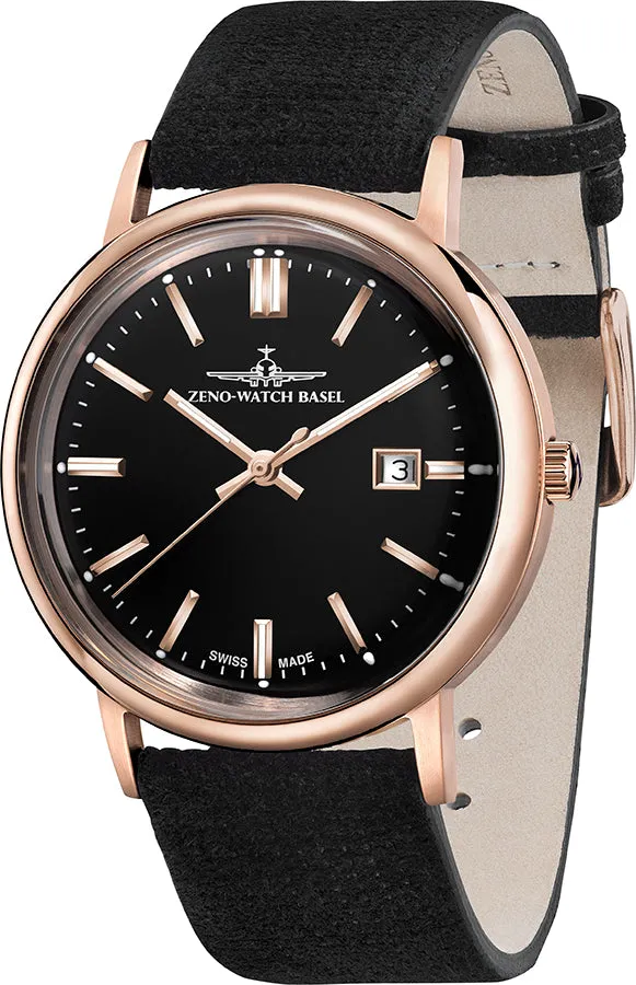 Zeno-Watch Basel Luc Vintageline Quartz montre rétro