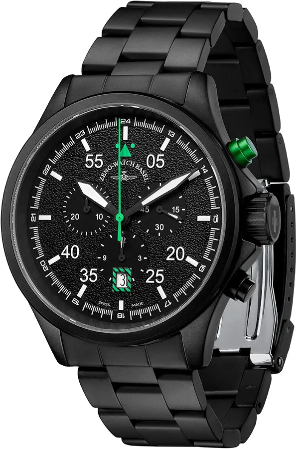 Zeno-Watch Basel Speed Navigator Chronograph Black montre édition limitée