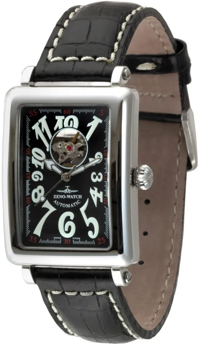 Zeno-Watch Basel Square OS Open Heart montre cœur ouvert