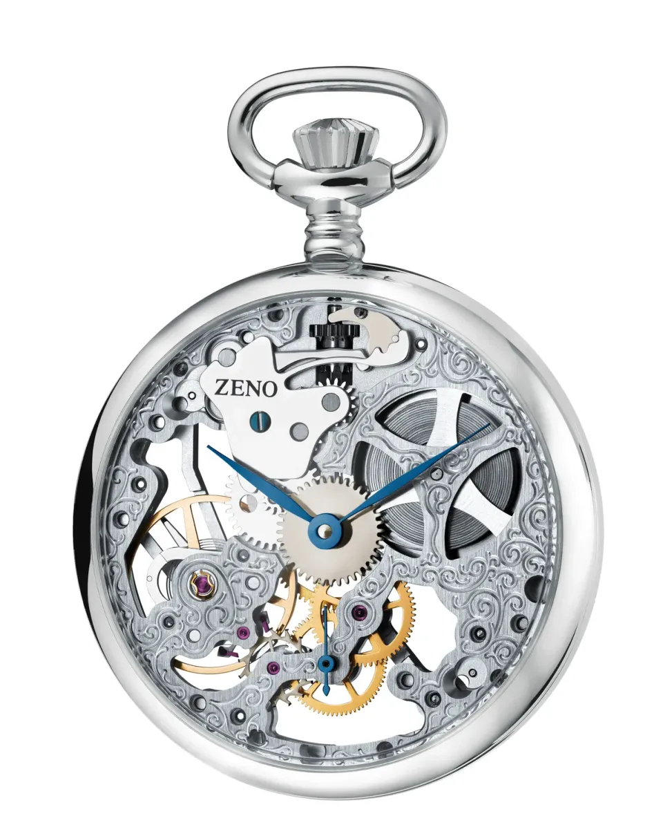Zeno-Watch Basel Pocket Watch Lepine skeleton montre de poche