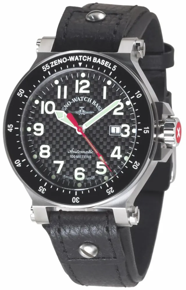 Zeno-Watch Basel Winner Automatic montre céramique noire
