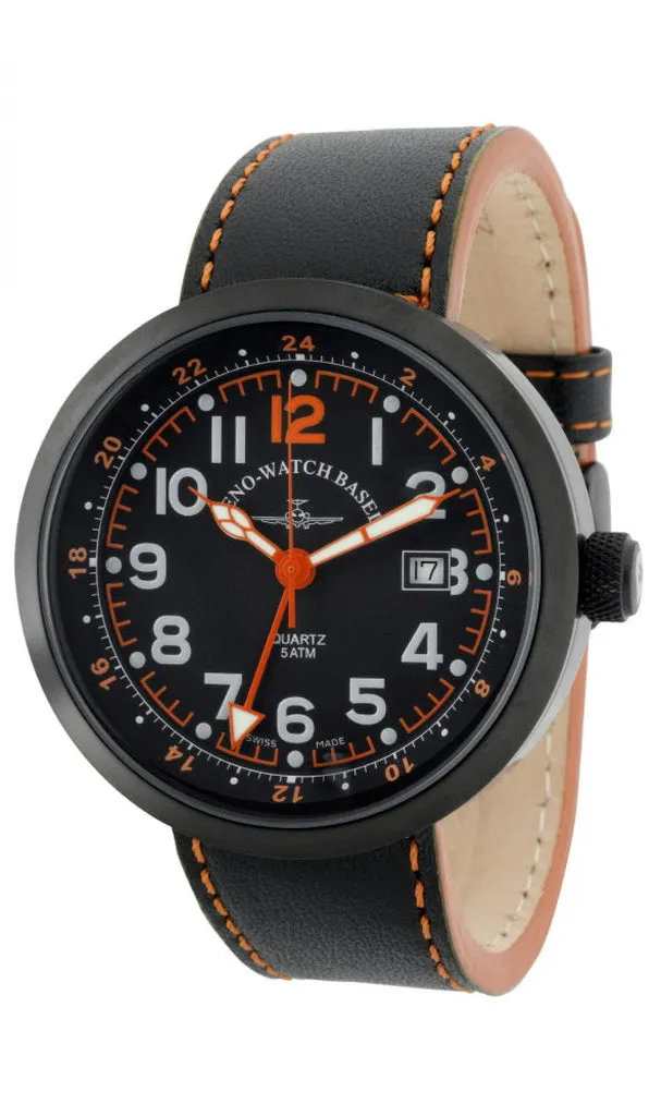 Zeno-Watch Basel Rondo GMT Dual Time montre double fuseau