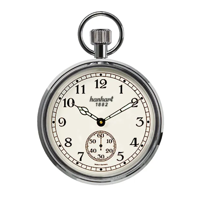 Hanhart Board Time montre de poche 55 mm