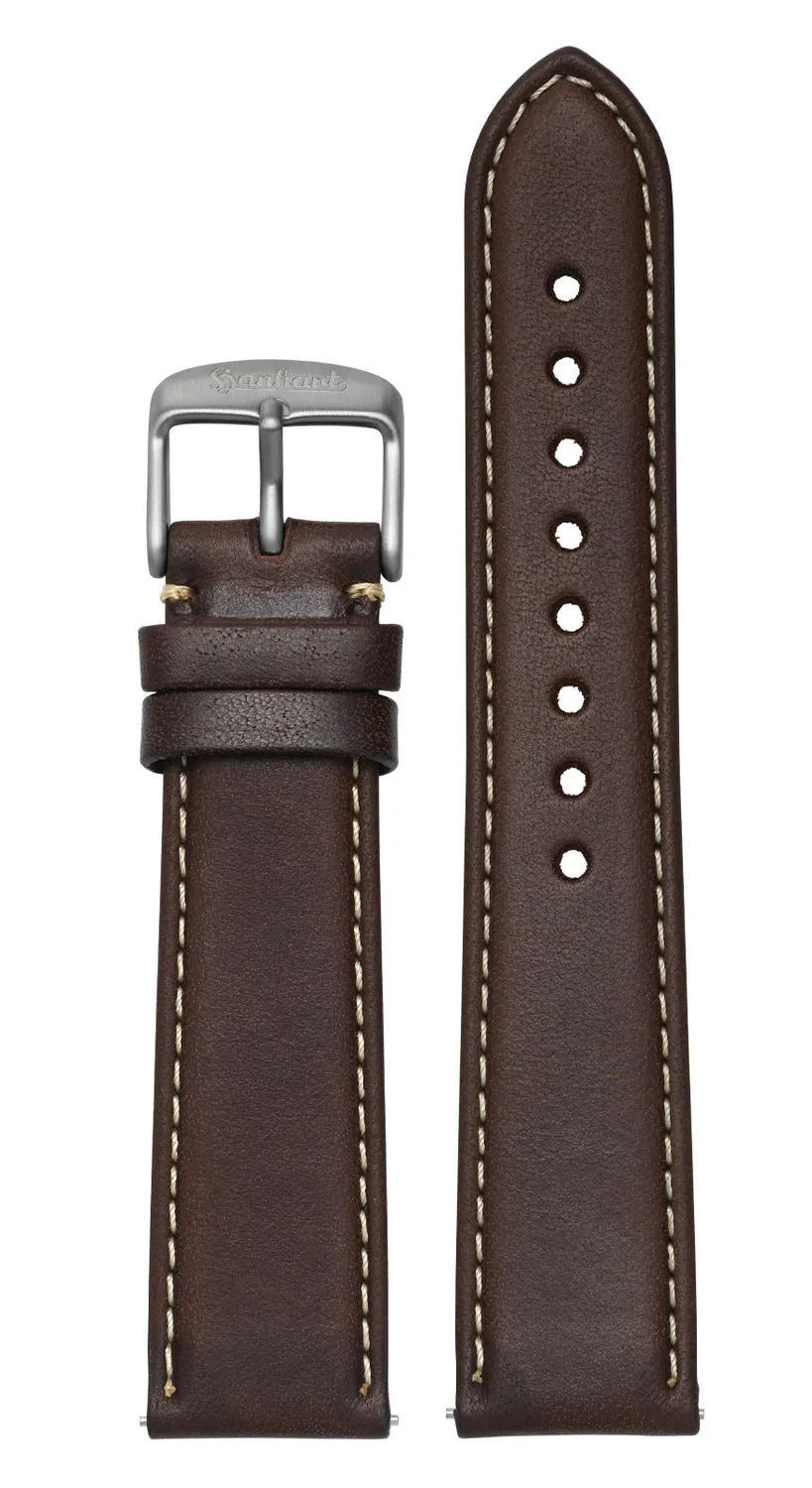 417 ES 42 mm bracelet cuir veau 21 mm