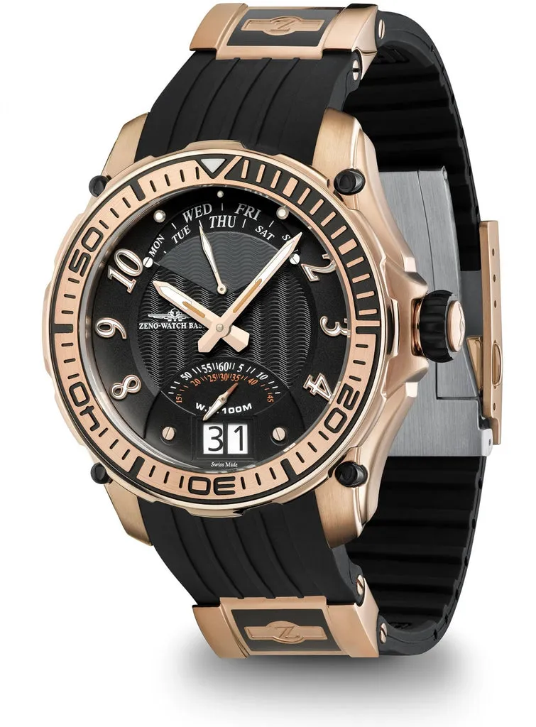 Zeno-Watch Basel Neptun 1 Day Date Retrograde montre quartz