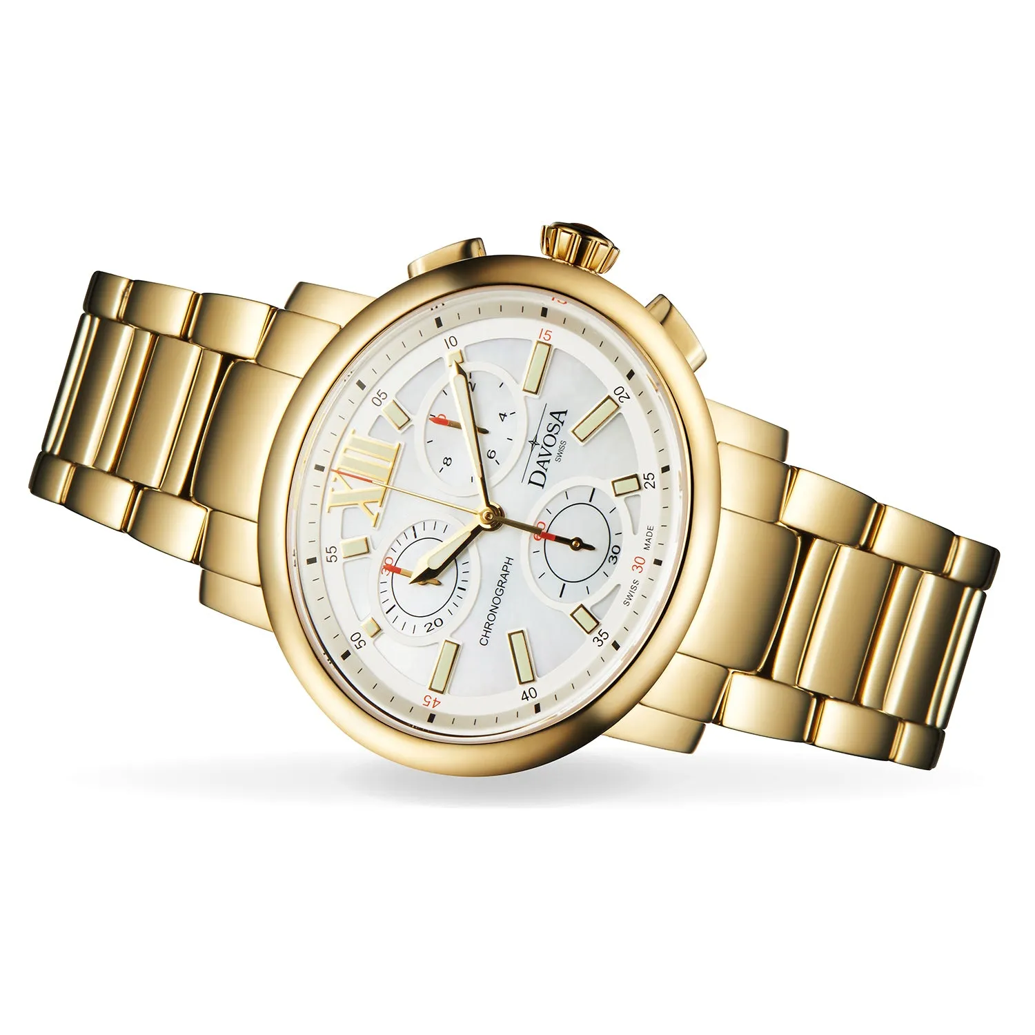 Davosa Oval Edition montre femme quartz nacre